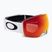 Oakley Flight Deck matiniai balti/prizm snow torch iridium slidinėjimo akiniai OO7050-35