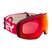 Oakley Flight Tracker matinės raudonos spalvos/prizm sniego žibintuvėlis su iridžiu slidinėjimo akiniai OO7104-43