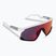 "Oakley Bxtr" matiniai balti/prizm kelio akiniai nuo saulės