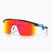 "Oakley Resistor" matiniai tamsiai mėlyni/principiniai rubino spalvos vaikiški akiniai nuo saulės