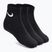 Kojinės Nike Everyday Cushioned Ankle 3 poros black/white