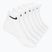 Kojinės Nike Everyday Cushioned 6 poros white/black