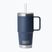 Termosas YETI Rambler Straw 739 ml navy