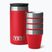 Turistinės taurės YETI Shot 48 ml 4 pcs. rescue red