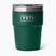 Termosas YETI Rambler Stackable 473 ml black forest green