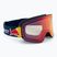 Slidinėjimo akiniai Red Bull SPECT Rush Photo blue/brown with red chrome x