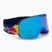 Slidinėjimo akiniai Red Bull SPECT Soar Photo dark blue/light blue with blue chrome x