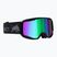 Slidinėjimo akiniai Red Bull Spect Neon matt black/brown with green mirror
