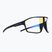 Akiniai nuo saulės Red Bull SPECT Daft Pro black/photochromic with blue mirror