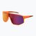 Akiniai nuo saulės Red Bull SPECT Dash matt clear neon-orange/smoke with red-purple mirr