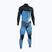 Vyriškas plaukimo hidrokostiumas ION Seek Core 3/2 Front Zip blue gradient
