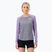 Moteriški termoaktyvūs marškinėliai Mons Royale Icon Raglan grey heather/ lupin