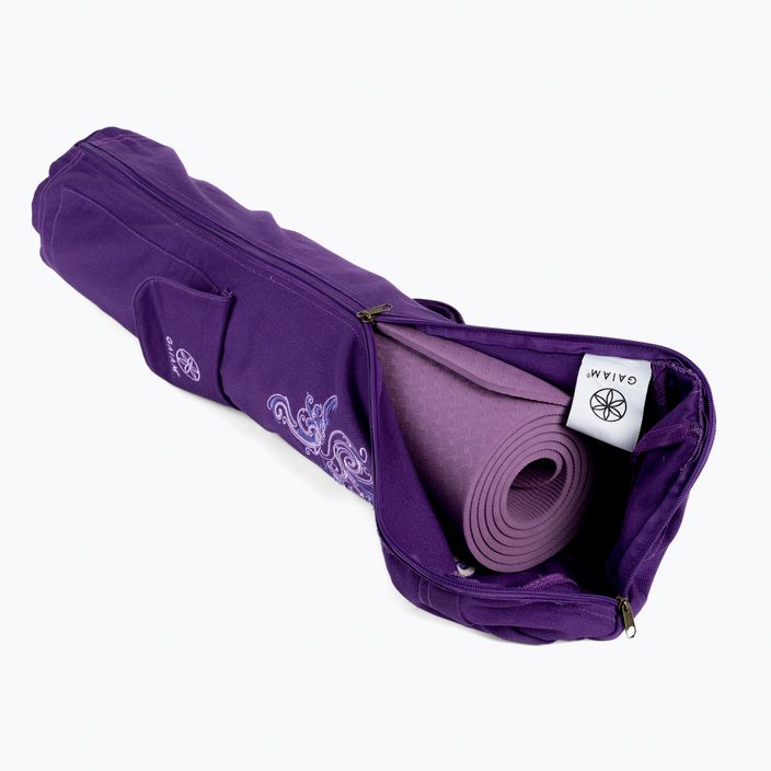 Gaiam krepšys jogos kilimėliui Deep Plum purple 61338 8