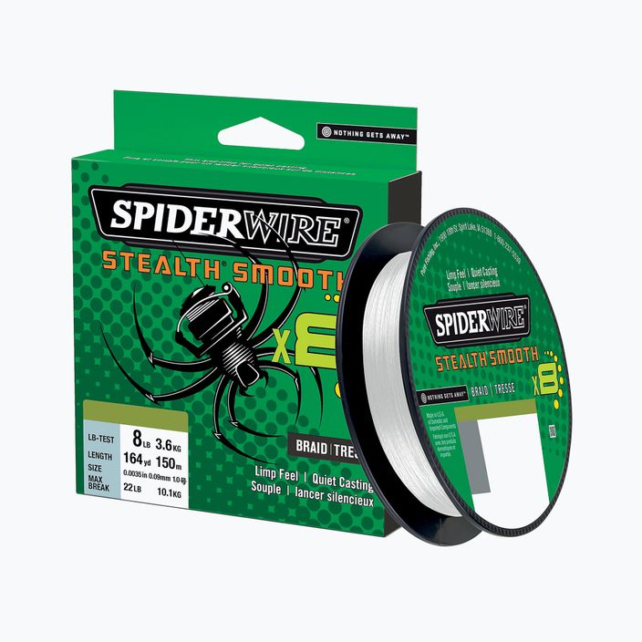 SpiderWire Stealth 8 spiningo pynė balta 1515647 2