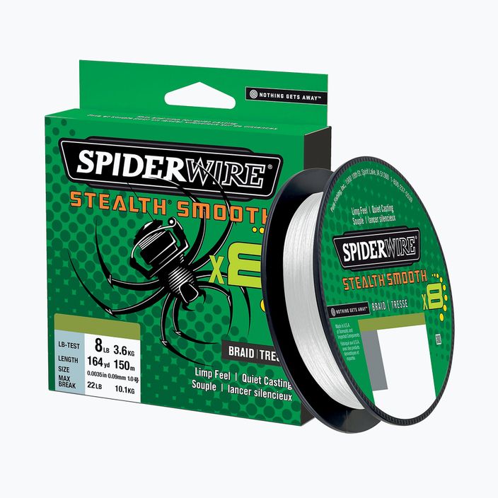 Spiderwire Stealth Smooth 8 Transculent spiningo pynė 1515661 2