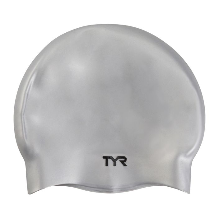 TYR Wrinkle-Free silikoninė plaukimo kepuraitė pilka LCS 2