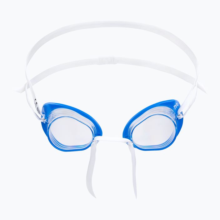 TYR Socket Rockets 2.0 skaidrūs/mėlyni plaukimo akiniai LGL2_105 2