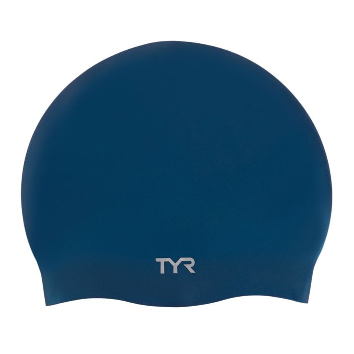 TYR silikoninė plaukimo kepurė be raukšlių, tamsiai mėlyna LCS 2