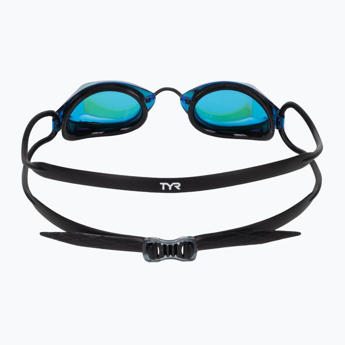 TYR Tracer-X Racing veidrodiniai mėlyni/juodi plaukimo akiniai LGTRXM_422 5