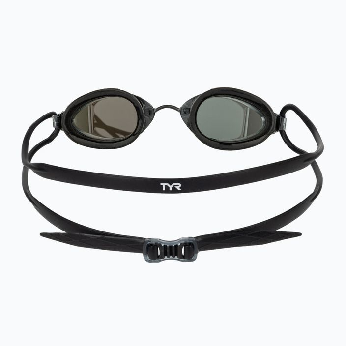 Plaukimo akiniai TYR Tracer-X Racing Nano Mirrored silver/black 5