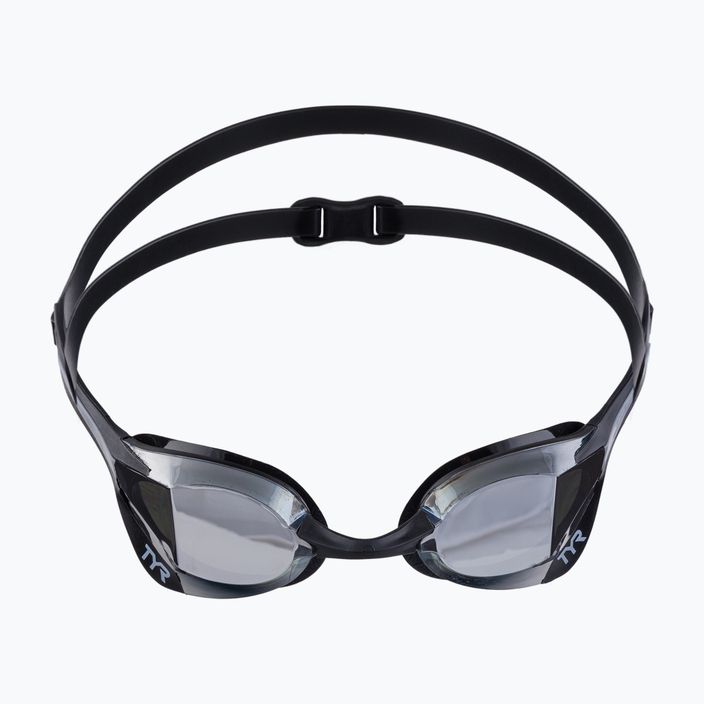 TYR Tracer-X Elite veidrodiniai sidabro/juodos spalvos plaukimo akiniai LGTRXELM_043 2