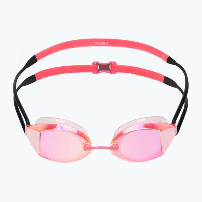 TYR Tracer-X Racing Veidrodiniai rožiniai/juodi plaukimo akiniai LGTRXM_694 2