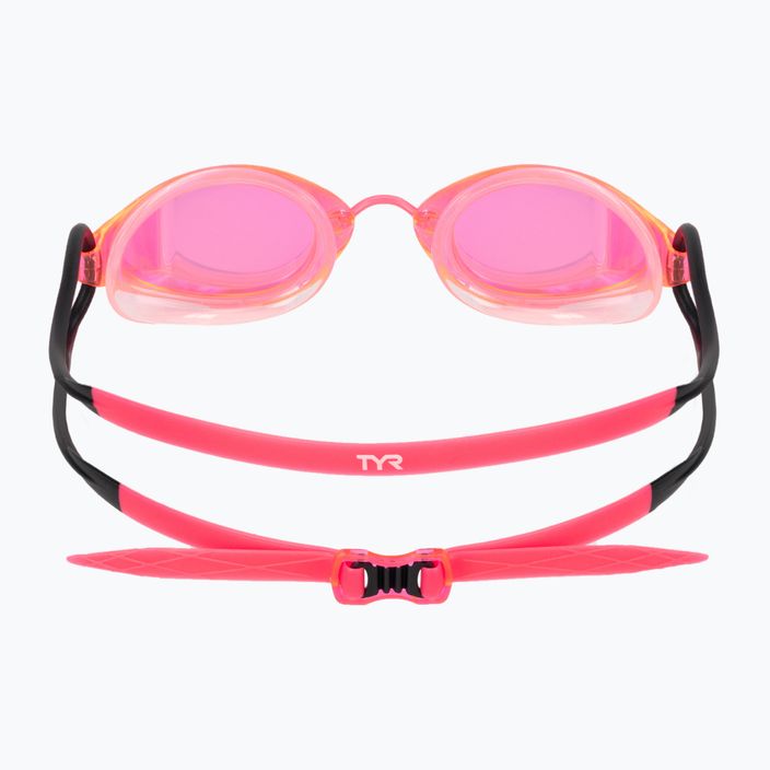 TYR Tracer-X Racing Veidrodiniai rožiniai/juodi plaukimo akiniai LGTRXM_694 5