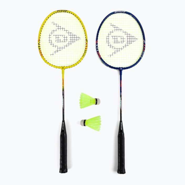 Dunlop Nitro-Star SSX 1.0 badmintono rinkinys mėlyna/geltona 13015319
