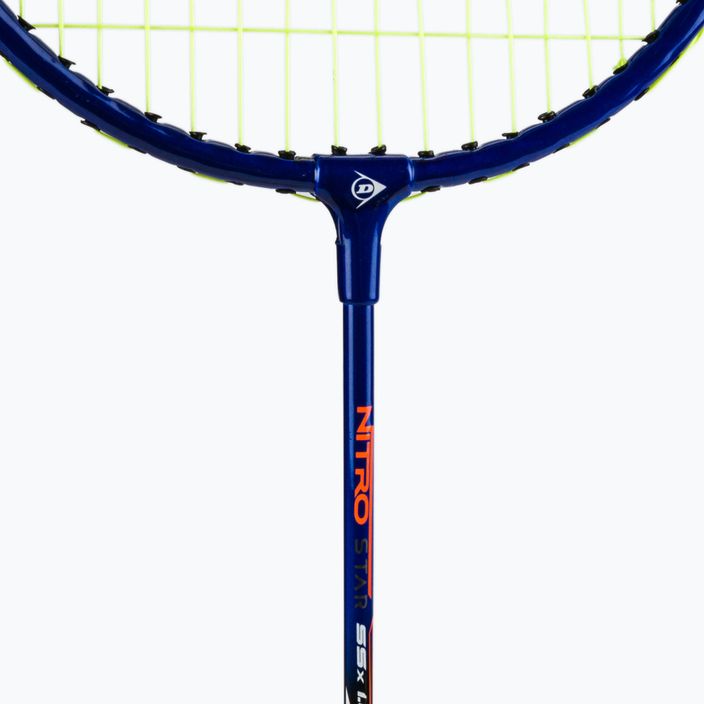 Dunlop Nitro-Star SSX 1.0 badmintono rinkinys mėlyna/geltona 13015319 5