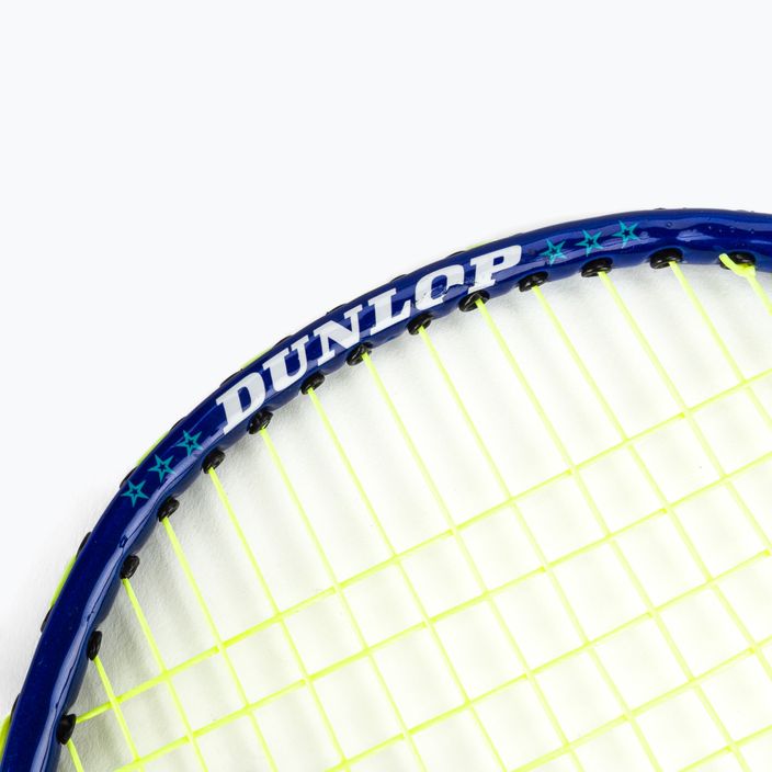 Dunlop Nitro-Star SSX 1.0 badmintono rinkinys mėlyna/geltona 13015319 6