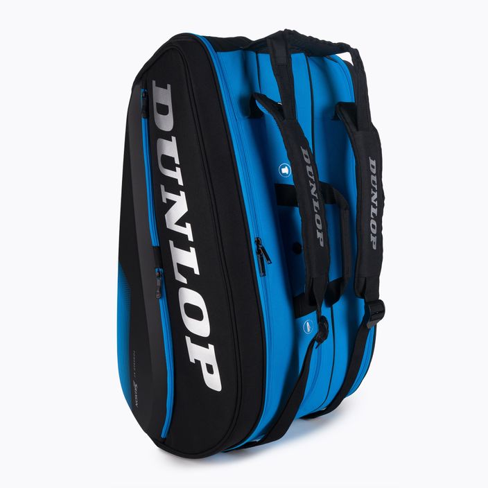 Dunlop FX Performance 12RKT Thermo 80 l teniso krepšys juodas/mėlynas 103040 4