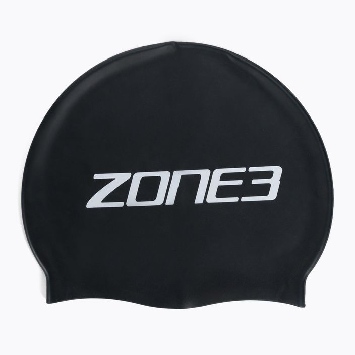 ZONE3 plaukimo kepurė juoda SA18SCAP101