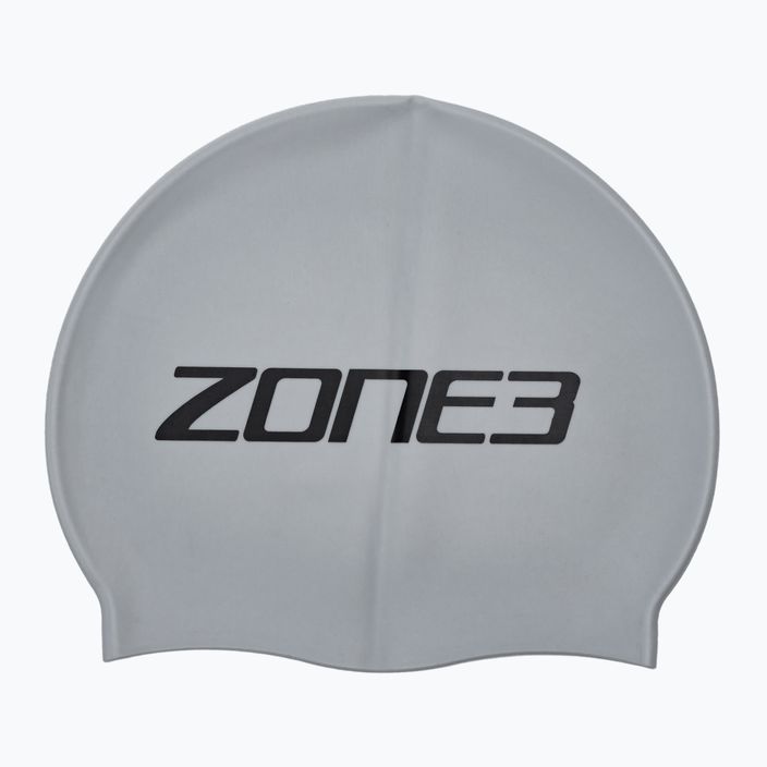 ZONE3 sidabrinė plaukimo kepuraitė SA18SCAP116_OS