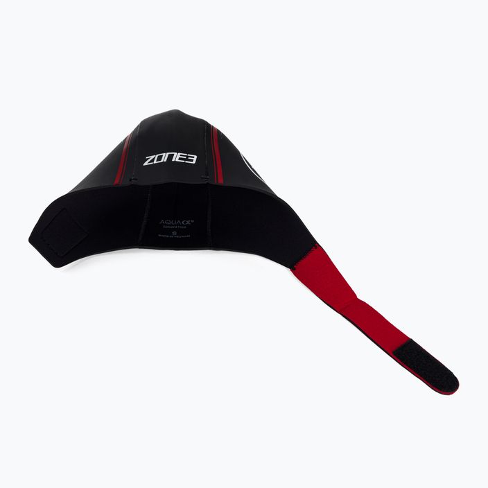 ZONE3 neopreninė plaukimo kepurė raudona/juoda NA18UNSC108 5