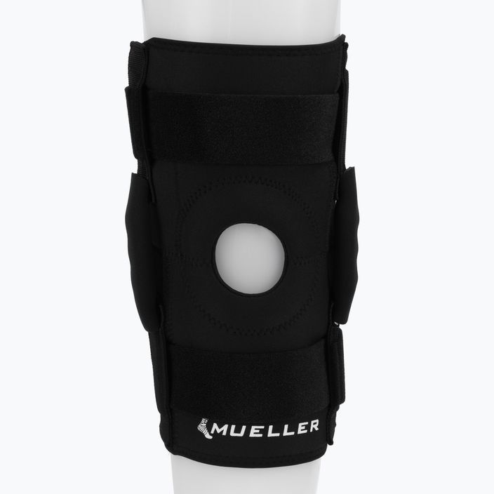 Mueller Hinged Wraparound Knee Brace juodos spalvos 53137 2