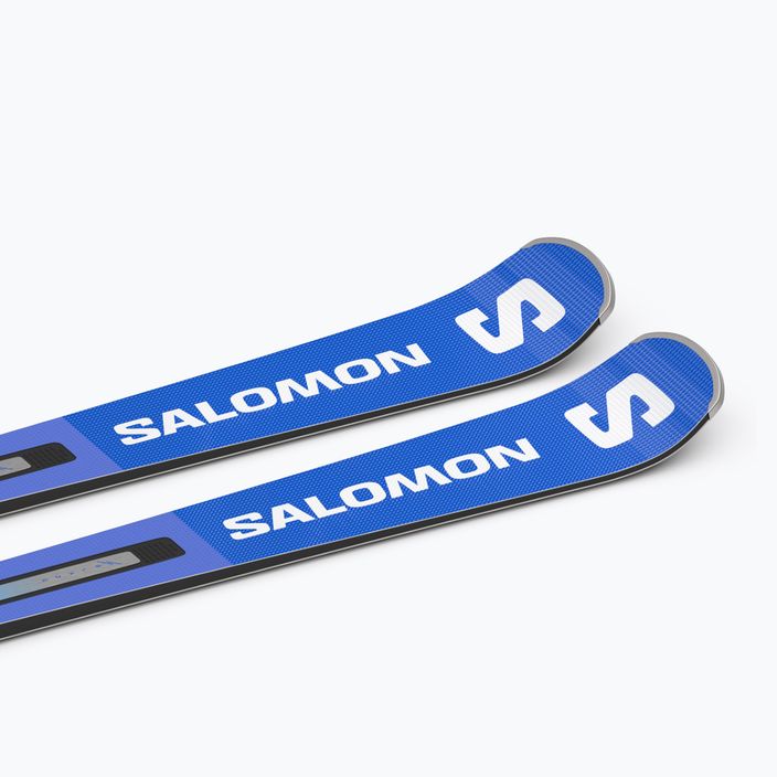 Salomon S Race SL 10 + M12 GW mėlynos ir baltos spalvos kalnų slidės L47038200 12