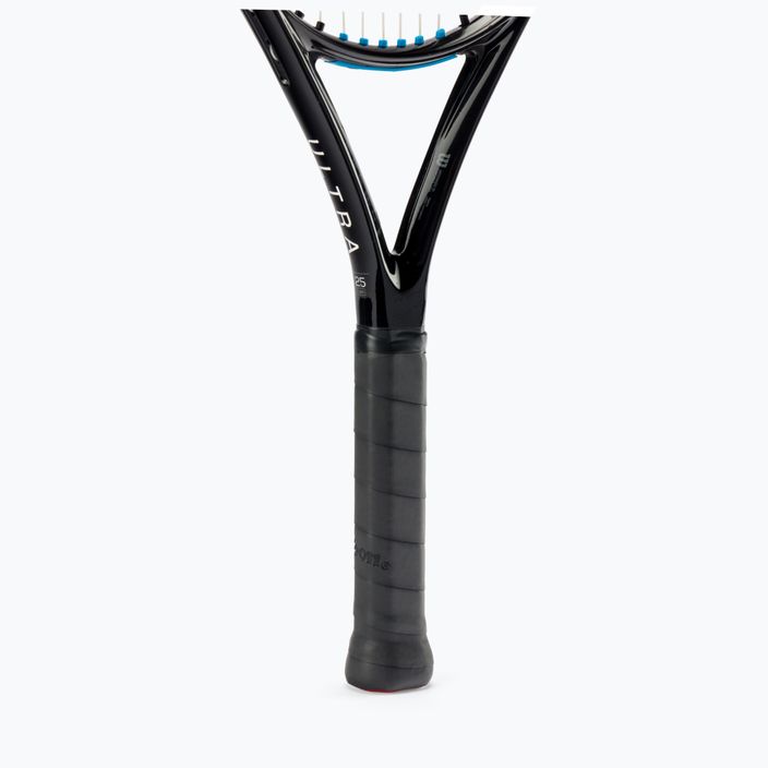 Wilson Ultra 25 V3.0 vaikiška teniso raketė juoda WR043610U+ 5