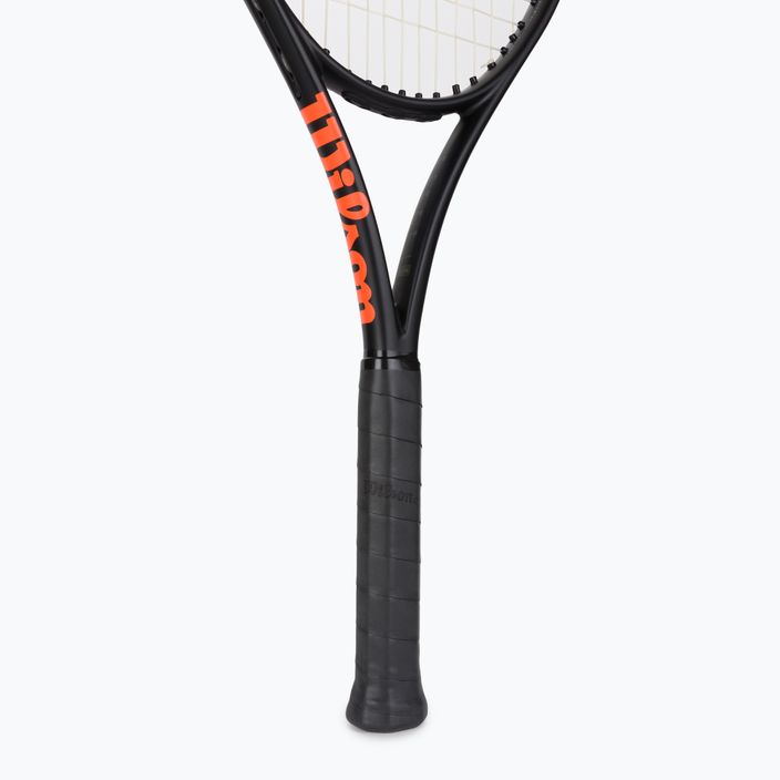 Wilson Burn 100 V4.0 teniso raketė juodai oranžinė WR044710U 4