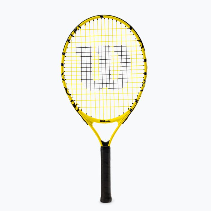 Wilson Minions Jr 23 vaikiška geltonos ir juodos spalvų teniso raketė WR069110H+