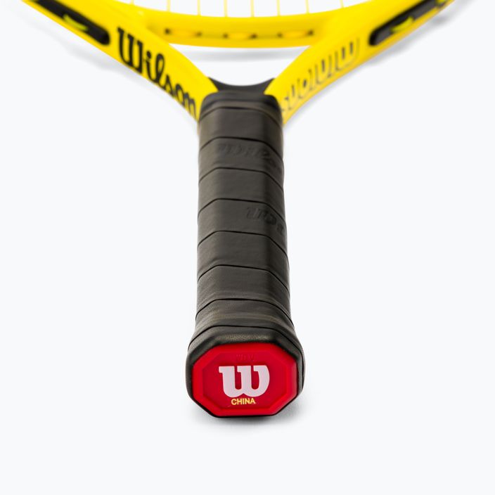 Wilson Minions Jr 23 vaikiška geltonos ir juodos spalvų teniso raketė WR069110H+ 3