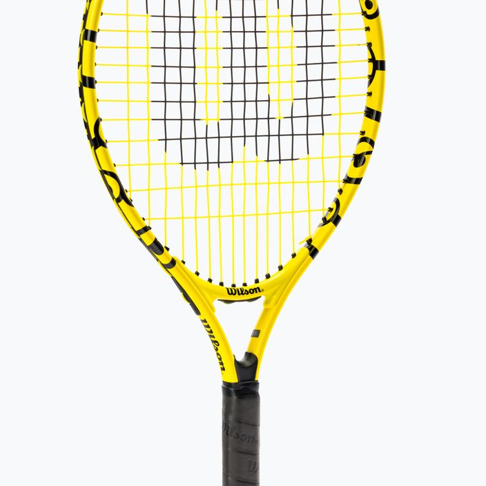 Wilson Minions Jr 19 vaikiška geltonos ir juodos spalvų teniso raketė WR068910H+ 5