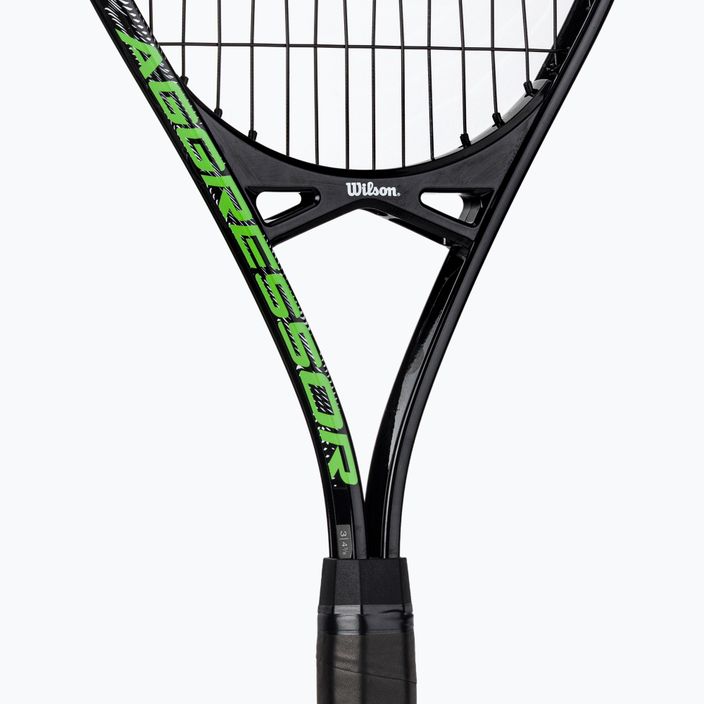 Wilson Aggressor 112 teniso raketė juodai žalia WR087510U 5