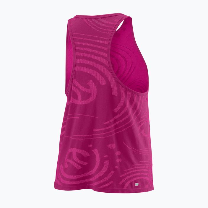 Moteriški teniso marškinėliai Wilson PWR SMLS Tank pink WRA809702 2