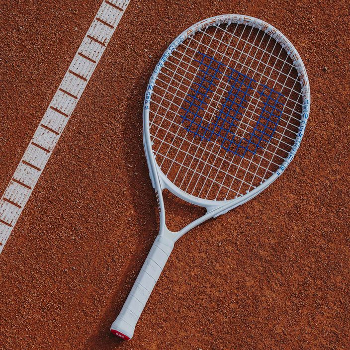 Wilson Roland Garros Elite 21 vaikiška teniso raketė balta WR086510H 9
