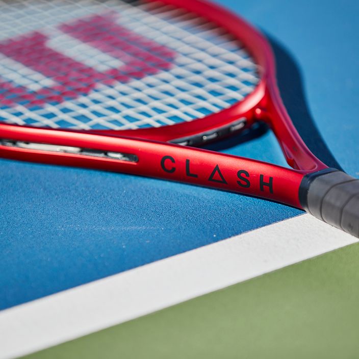 Wilson Clash 25 V2.0 vaikiška teniso raketė raudona WR074710U 9