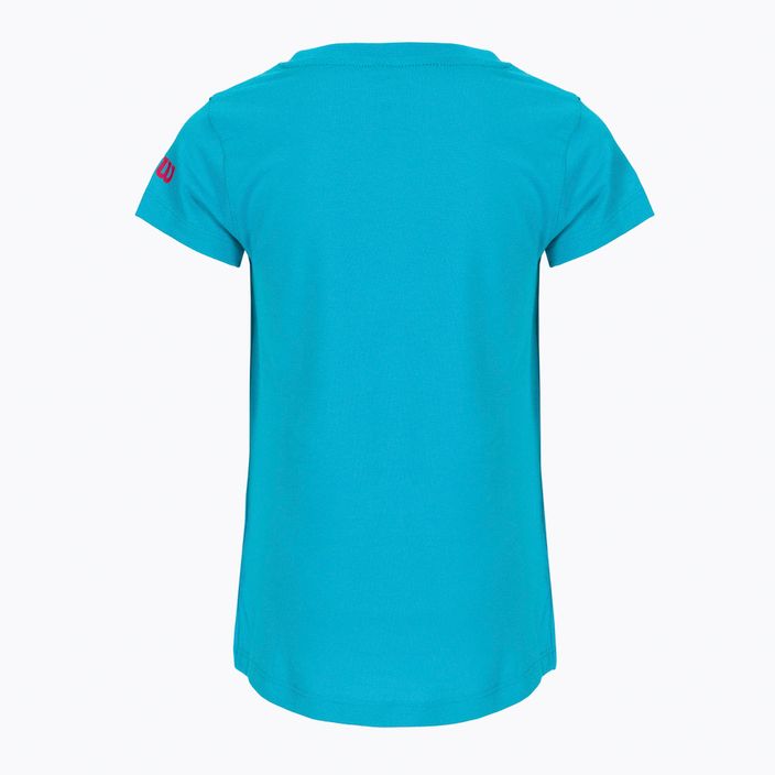 Vaikiški teniso marškinėliai Wilson Emoti-Fun Tech Tee blue WRA807903 2