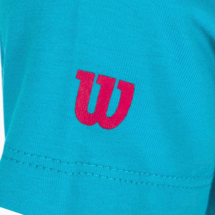 Vaikiški teniso marškinėliai Wilson Emoti-Fun Tech Tee blue WRA807903 3