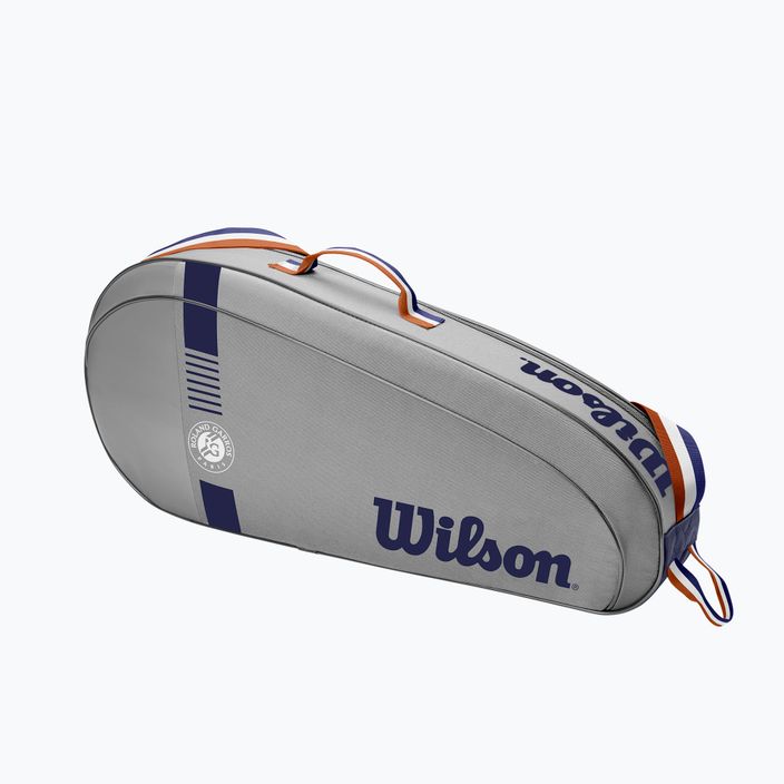 Wilson Team 3 pakuotės Rolland Garros teniso krepšys pilkos spalvos WR8019201001 10
