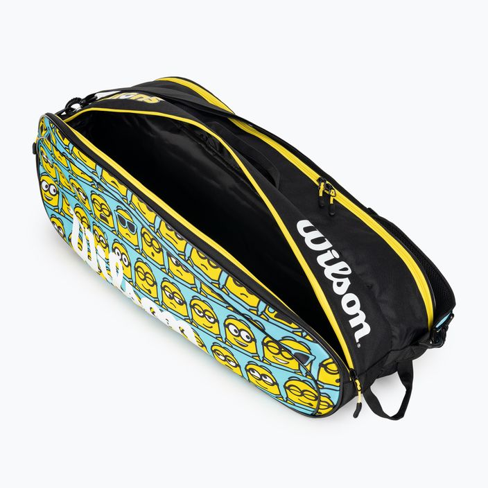 Vaikiškas teniso krepšys Wilson Minions 2.0 Team 6 Pack blue yellow black 6