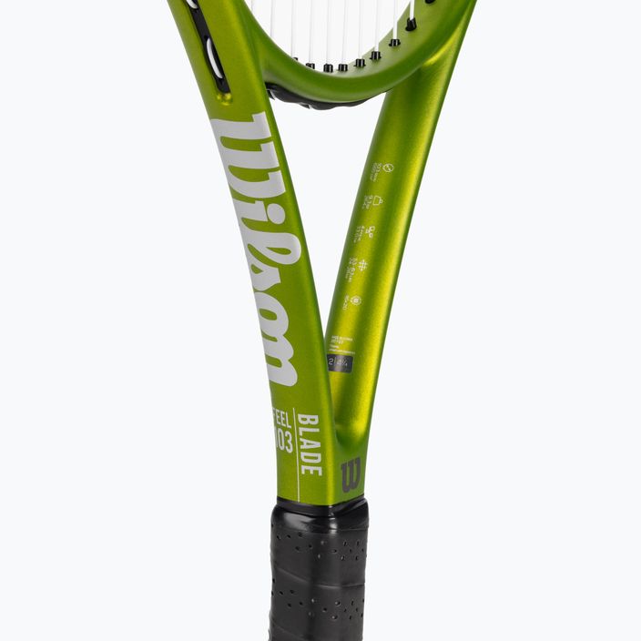 Wilson Blade Feel 103 teniso raketė žalia WR117510 4
